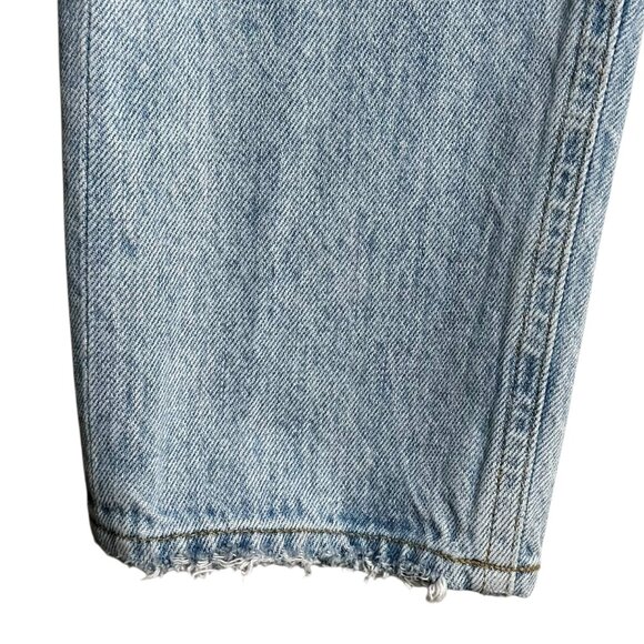 Agolde Jamie High Rise Classic Jeans in Shakedown Sz 27 | Light Wash Distressed - Picture 5 of 10